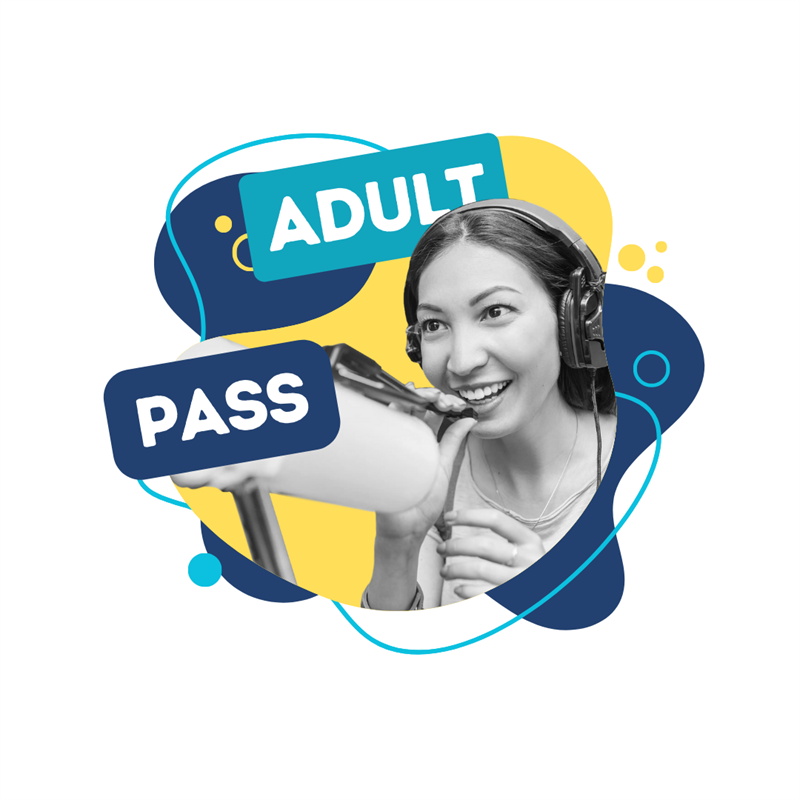 ADULT PASS $12.00                  Adult 17 - 64 years