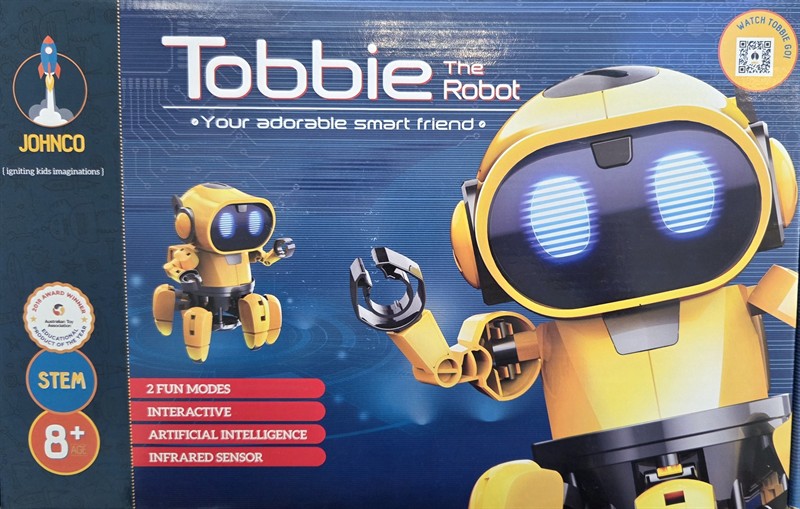 Tobbie The Robot "Your adorable smart friend" 8yrs+
