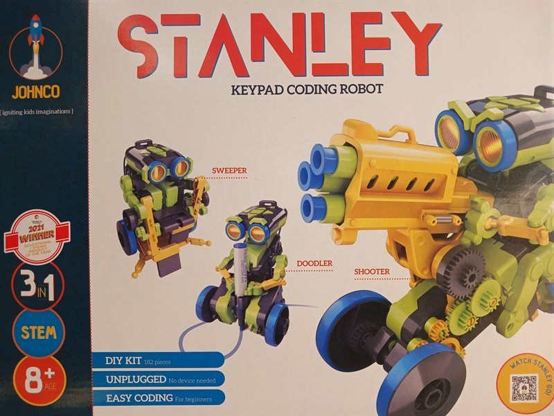 3 In 1 Stanley Keypad Coding Robot. 8yrs+