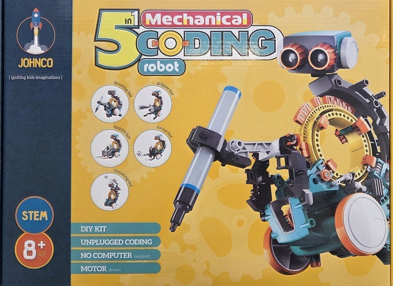 5 in 1 Mechanical Coding Robot. 8yrs+