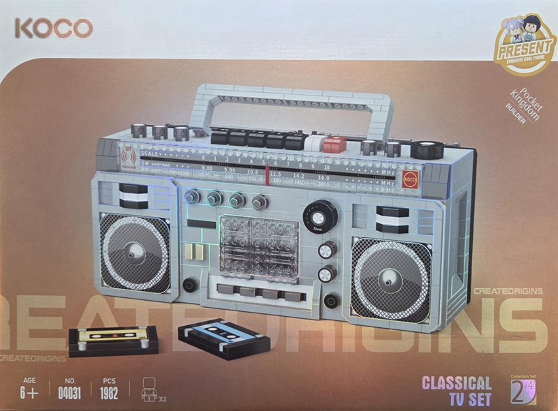 Old Fashioned Radio 1982Pcs. 6yrs+