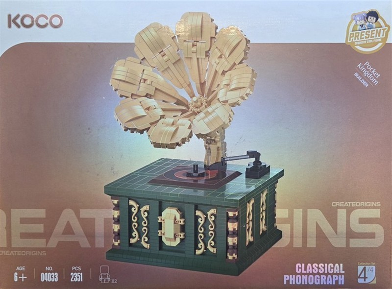 Old Fashioned Phonograph 2351Pcs. 6yrs+