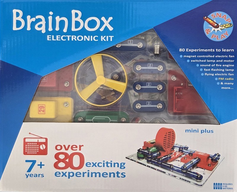 Brain Box Mini Plus 80+ Experiments, w FM Radio