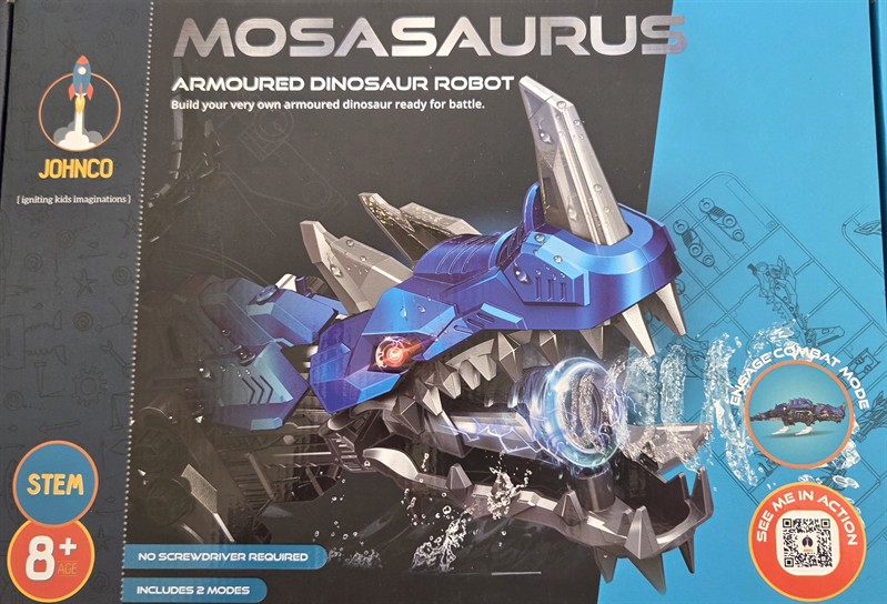 Mosasaurus Armoured Dinosaur Robot. 8yrs+