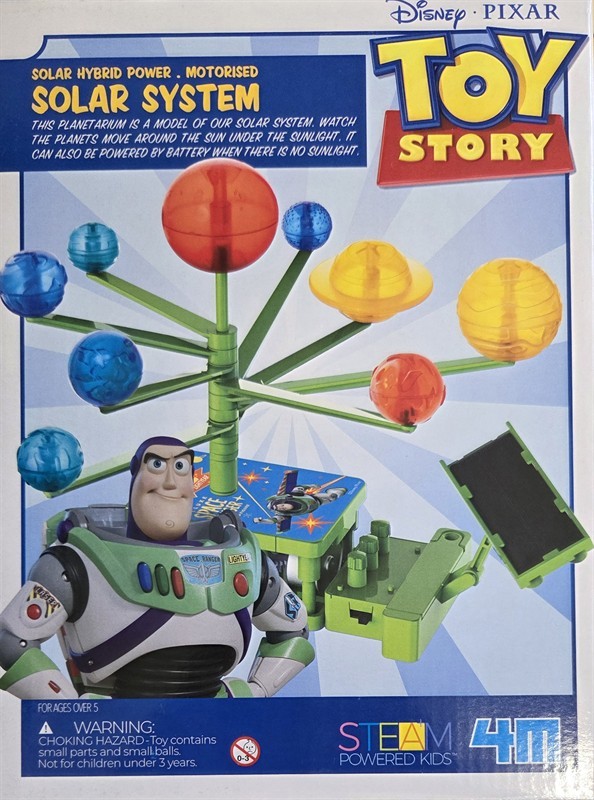 Disney Pixar Toy Story Solar Hybrid Power Motorised Solar System